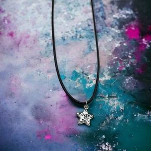 Just For You Necklace, Charm Pendant, Star Pendant, Gift for her